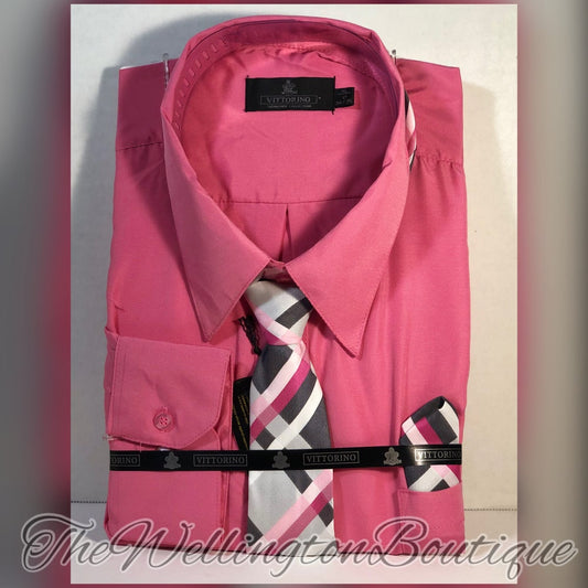 Men’s 3 piece shirt set 1