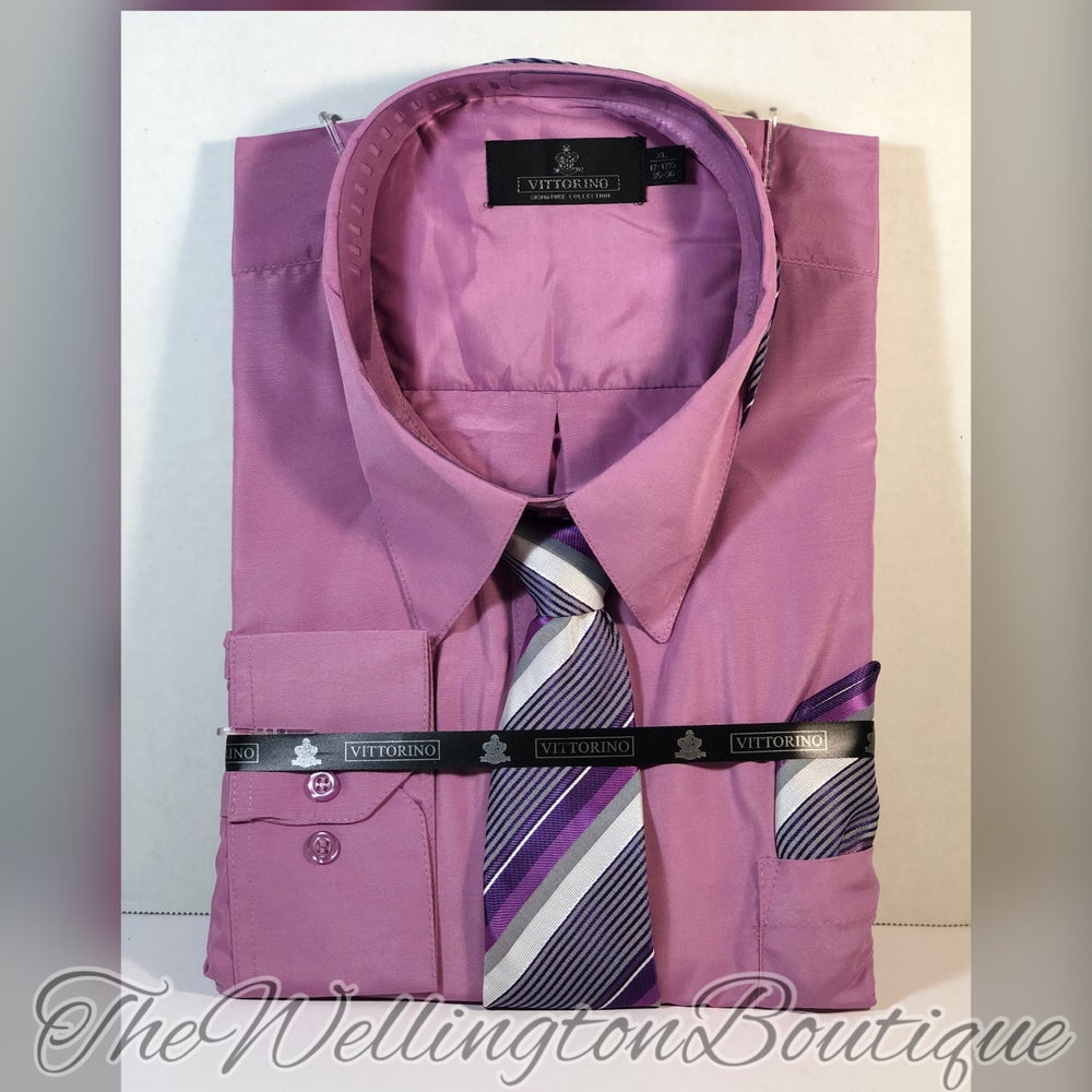 Men’s 3 piece shirt set 4