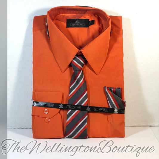 Men’s 3 piece shirt set 6