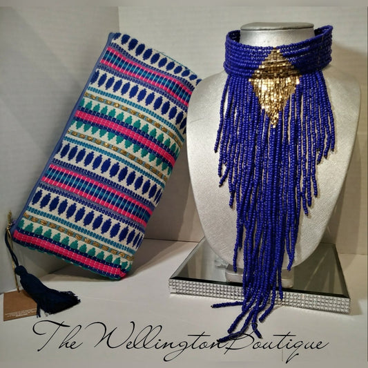TRIBAL CUSTOM CLUTCH!!