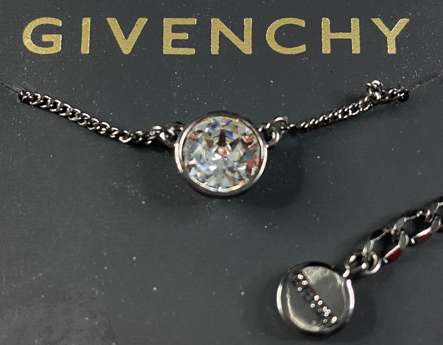 Authentic Givenchy Necklace With Swavorski Crystal