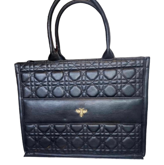 Too Bee Black Tote Bag